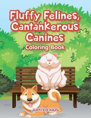 Fluffy Felines, Cantankerous Canines Coloring Book 1