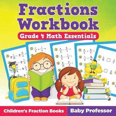 bokomslag Fractions Workbook Grade 4 Math Essentials