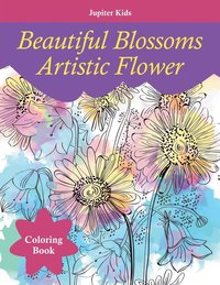 bokomslag Beautiful Blossoms Artistic Flower Coloring Book