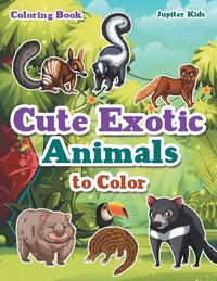 bokomslag Cute Exotic Animals to Color Coloring Book