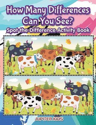 bokomslag How Many Differences Can You See? Spot the Difference Activity Book