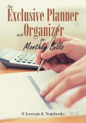 bokomslag Exclusive Planner and Organizer for Monthly Bills