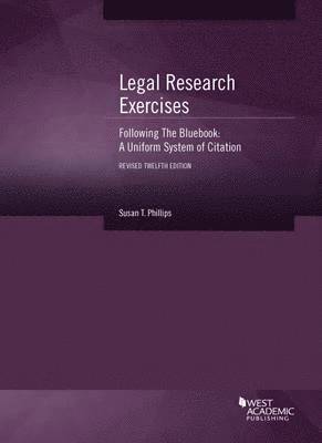 Legal Research Exercises Following The Bluebook 1