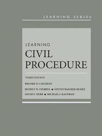 bokomslag Learning Civil Procedure