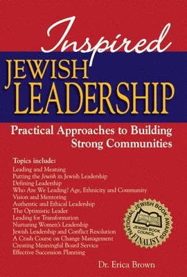 Erica Brown - Inspired Jewish Leadership, Häftad