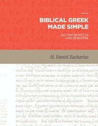 bokomslag Biblical Greek Made Simple