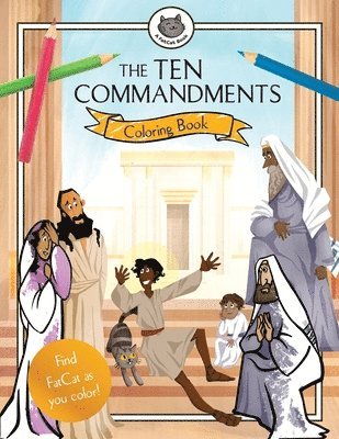 bokomslag The Ten Commandments Coloring Book