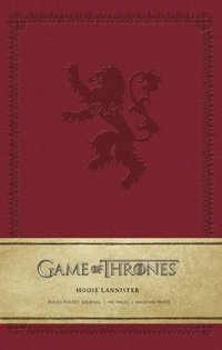 bokomslag Game of Thrones: House Lannister Ruled Pocket Journal
