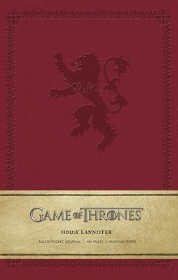 bokomslag Game of Thrones: House Lannister Ruled Pocket Journal