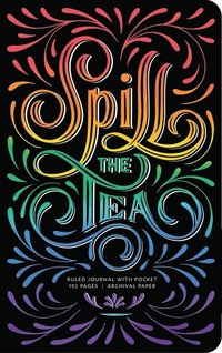 bokomslag Spill the Tea Hardcover Ruled Journal