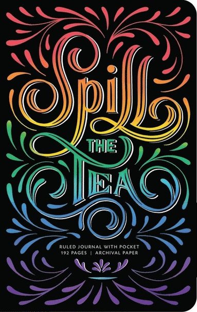 bokomslag Spill the Tea Hardcover Ruled Journal