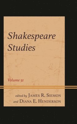 bokomslag Shakespeare Studies