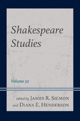 bokomslag Shakespeare Studies