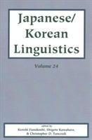 bokomslag Japanese/Korean Linguistics, Volume 24