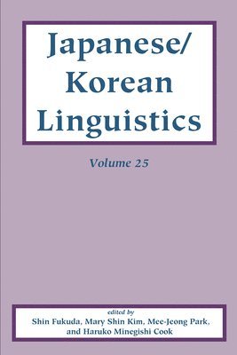 Japanese/Korean Linguistics, Volume 25 1