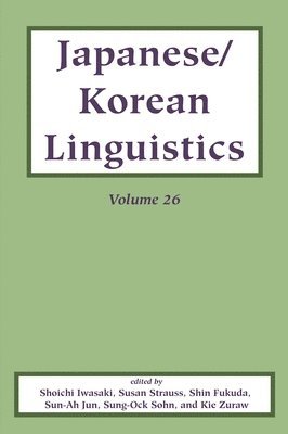 Japanese/Korean Linguistics, Vol. 26 1