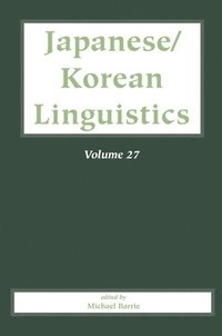 bokomslag Japanese/Korean Linguistics Volume 27