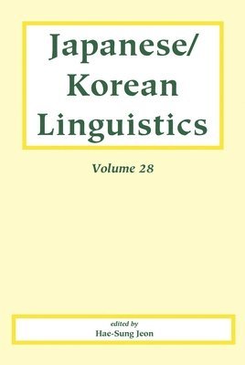 Japanese/Korean Linguistics, Volume 28 1