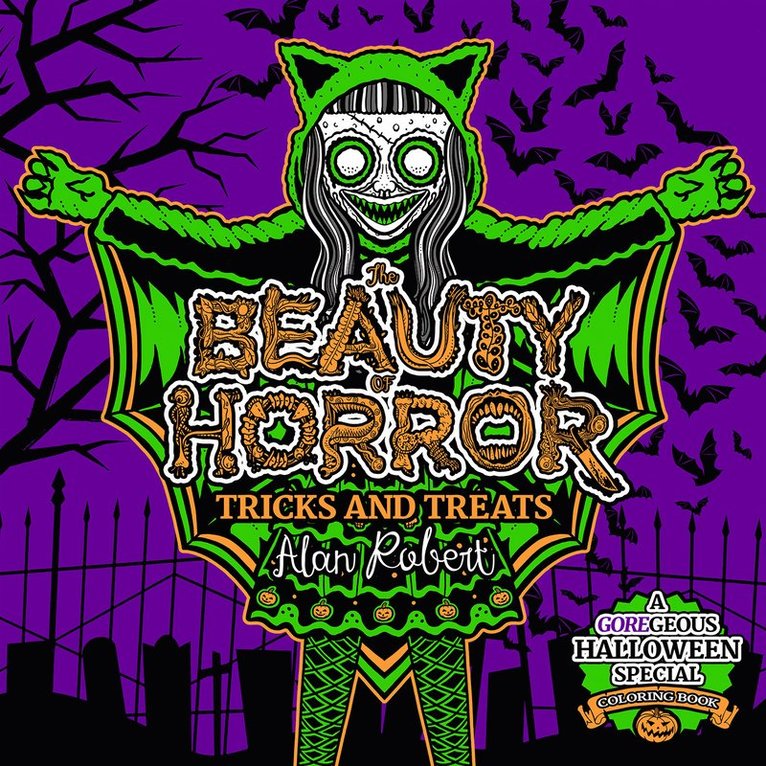 Beauty of Horror: Tricks and Treats Halloween Coloring Book