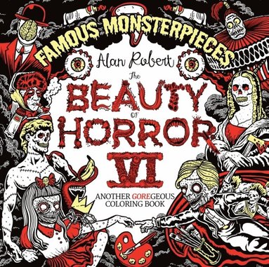 bokomslag Beauty of Horror 6: Famous Monsterpieces Coloring Book