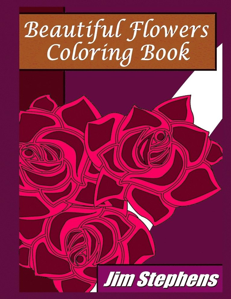 Beautiful Flowers Coloring Book 1