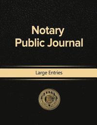 bokomslag Notary Public Journal Large Entries