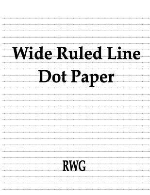 bokomslag Wide Ruled Line Dot Paper