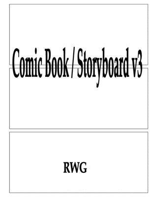 Rwg, RWG - Comic Book / Storyboard v3, Häftad