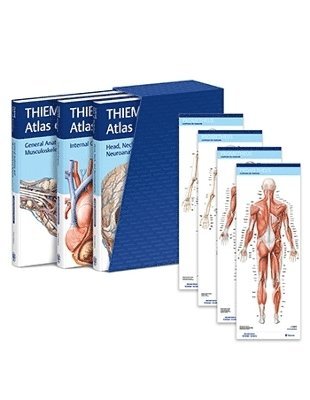 THIEME Atlas of Anatomy, Latin Nomenclature, Three Volume Set, Third Edition 1