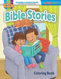 bokomslag Bible Stories: Coloring Book for Ages 2-4