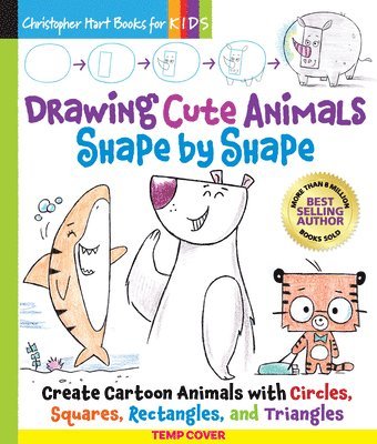 bokomslag Drawing Cute Animals Shape by Shape