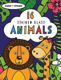 bokomslag Stained Glass Coloring Animals