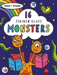 bokomslag Stained Glass Coloring Monsters