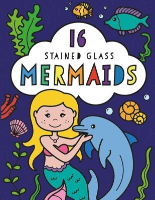 bokomslag Stained Glass Coloring Mermaids