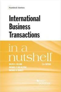 bokomslag International Business Transactions in a Nutshell