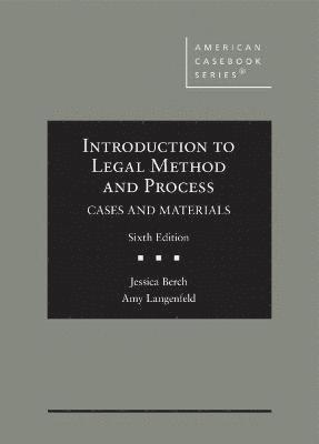 bokomslag Introduction to Legal Method and Process