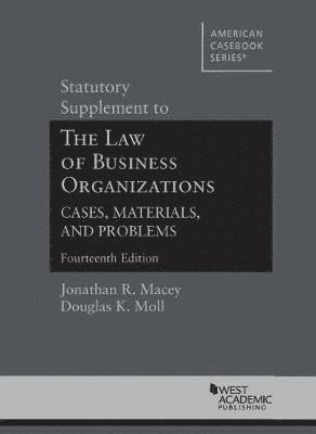 bokomslag Statutory Supplement to The Law of Business Organizations, Cases, Materials, and Problems
