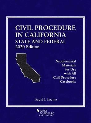 David I. Levine - Civil Procedure in California, Häftad