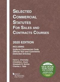 bokomslag Selected Commercial Statutes for Sales and Contracts Courses, 2020 Edition
