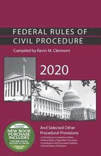 bokomslag Federal Rules of Civil Procedure and Selected Other Procedural Provisions, 2020