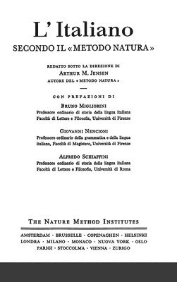 bokomslag L'italiano secondo il metodo natura