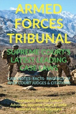 bokomslag 'Armed Forces Tribunal' Supreme Court's Latest Leading Case Laws