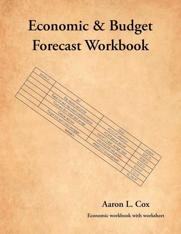 Economic and Budget Forecast Workbook 1