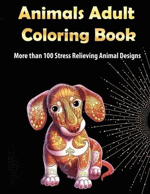 bokomslag Animals Adult Coloring Book