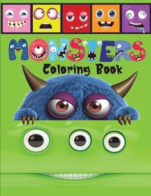 bokomslag Monsters Coloring Book