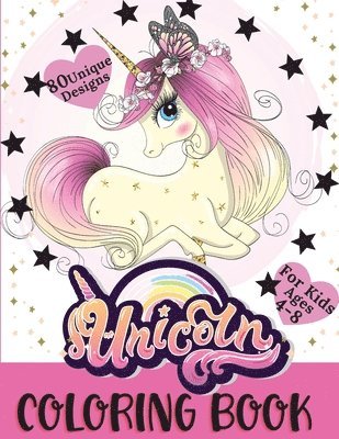 bokomslag Unicorn Coloring Book