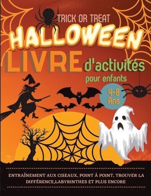 Halloween Livre d'activits pour enfants 4-8 ans 1