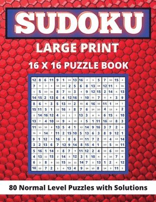 Sudoku Large Print 16x 16 1