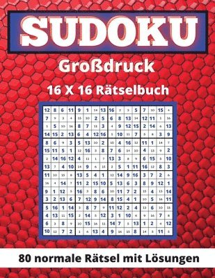 bokomslag Sudoku Grodruck 16x 16