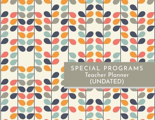 Special Programs Teacher Planner 1